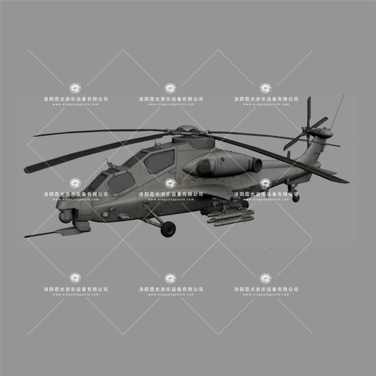 浦城武装直升机3D模型